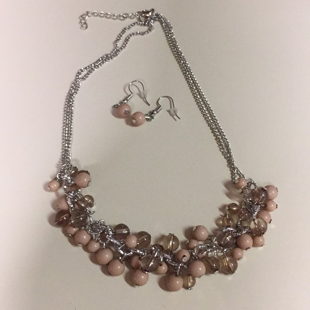 Statement Necklace and Matching Earrings